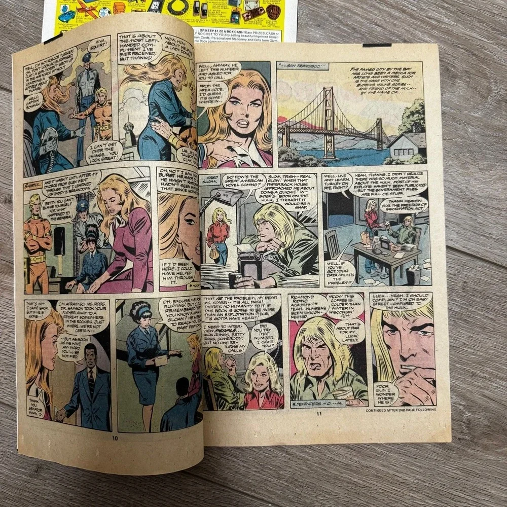 vintage 1979 lot of 2 hulk comics - Picture 6 of 6